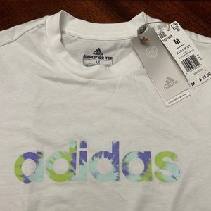 Adidas amplifier t-shirt size M, white, brand new